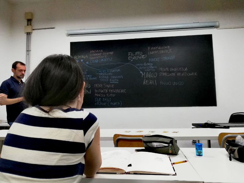 Aule Scuola Comics sede di Roma                       corso STORYTELLING per DISEGNATORI