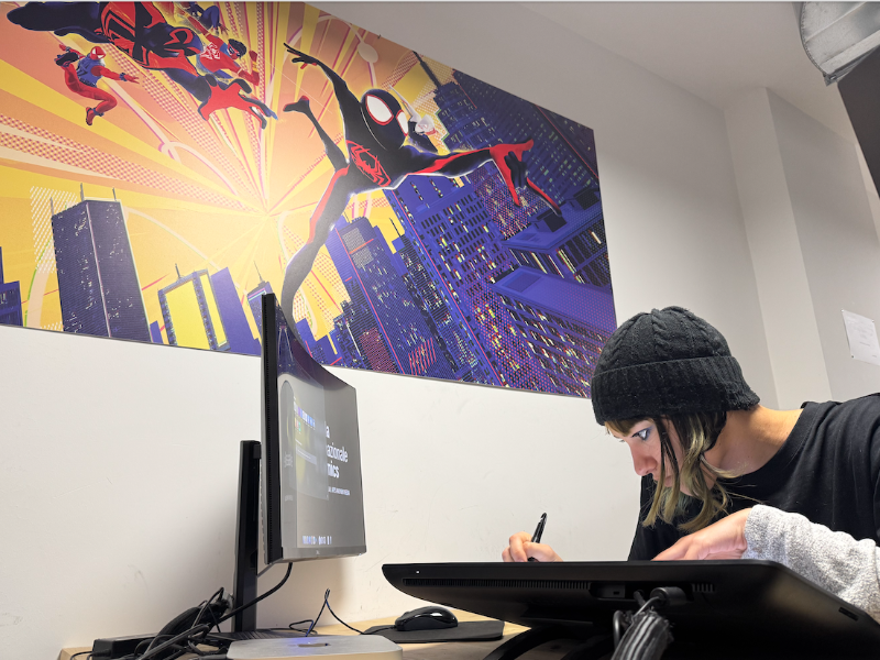 Aule Scuola Comics sede di Roma                       corso CONCEPT ART - Fundamentals