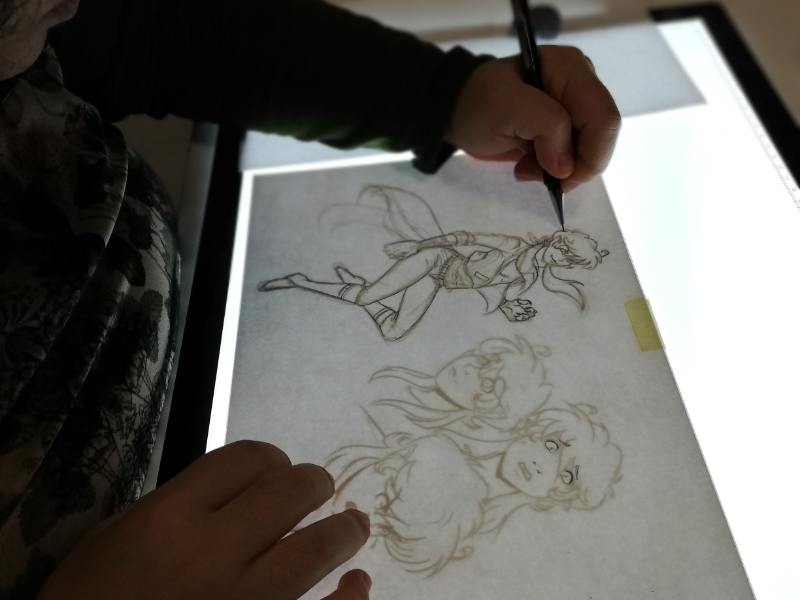 Aule Scuola Comics sede di Roma                       corso MANGA