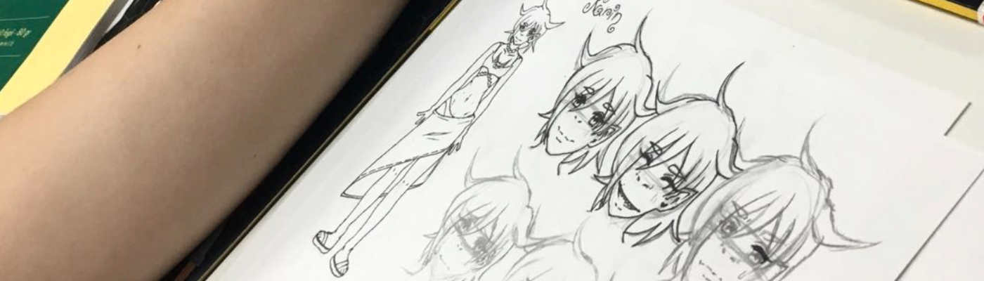 Aula Scuola Comics sede di Roma        corso MANGA