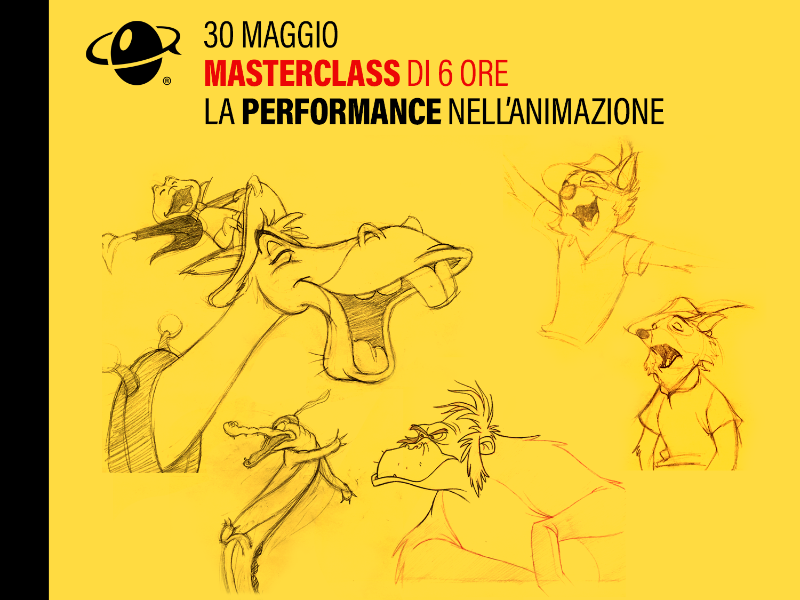 Immagine corso DUE MASTERCLASS SULLA RECITAZIONE DEI CHARACTER NELL'ANIMAZIONE con Mike Wiesmeier