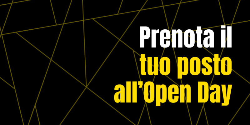 Immagine news OPEN DAY SABATO 5 SETTEMBRE