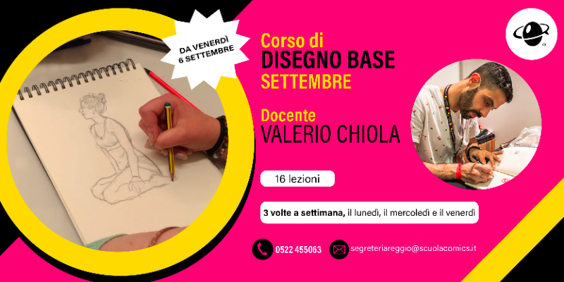 Immagine news CORSO DI DISEGNO BASE - SESSIONE DI SETTEMBRE 