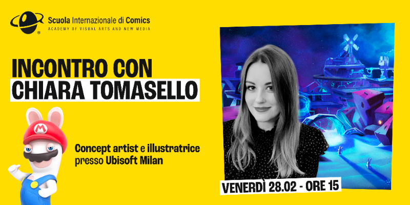 Immagine della news Incontro con Chiara Tomasello, Concept art e Illustratrice presso Ubisoft Milan
