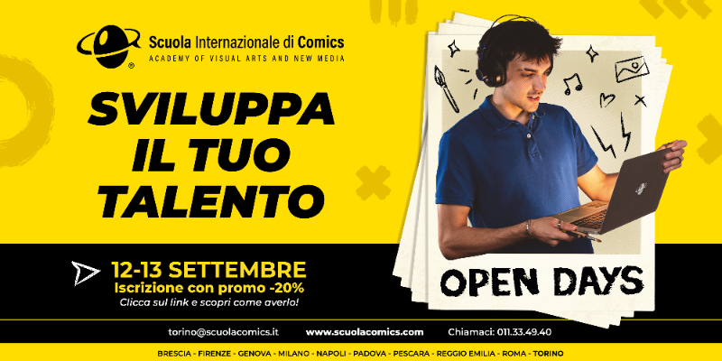 Immagine della news OPEN DAYS - Sviluppa il tuo Talento!
