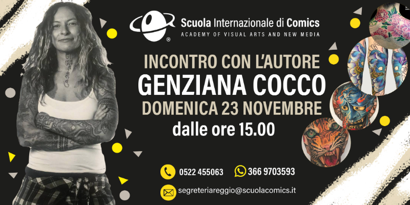 Incontro con l' Autore - Tattoo Artist Genziana Cocco 