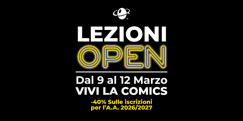 Immagine news LEZIONI OPEN 9 - 12 Marzo