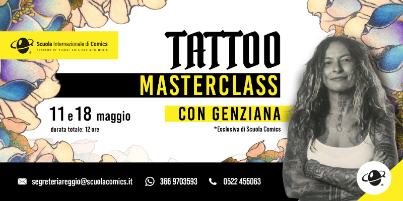 Immagine news TATTOO MASTERCLASS - CON GENZIANA COCCO