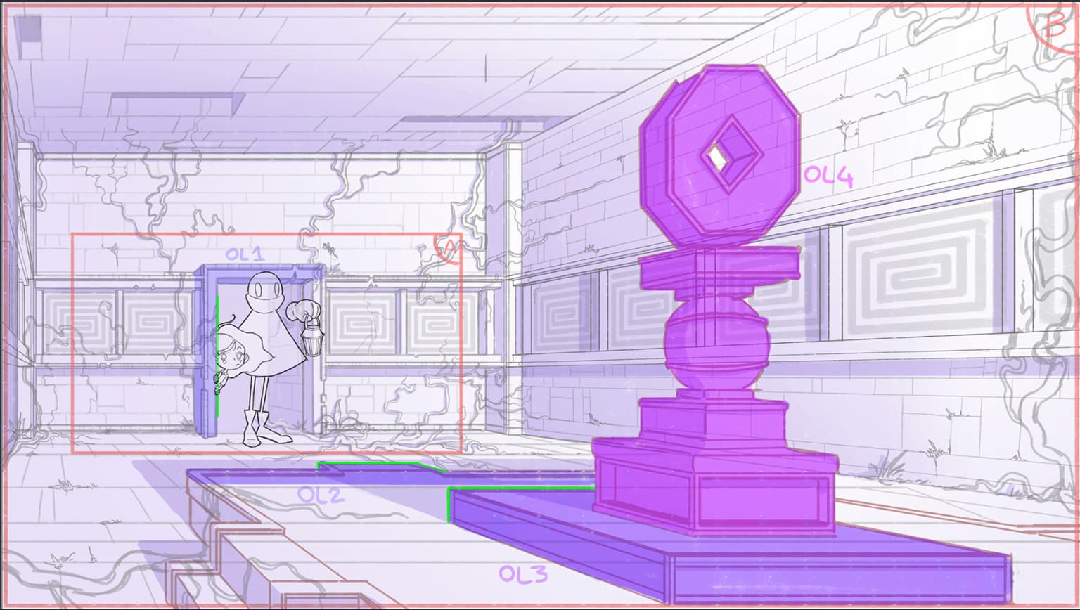 Corso nuovo_Cartoon animation_layout